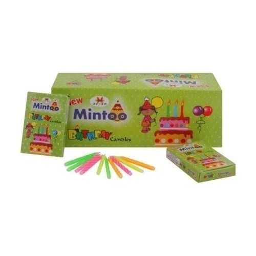 5 Minutes Burning Time 3.5 Inches Colorful Birthday Candles