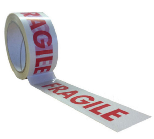50 Meter Long Plastic Single Sided Printed Packing Tape