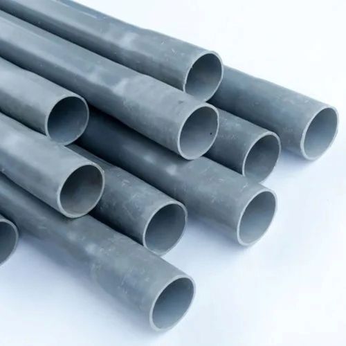 Grey 50 Mm Hight Strength Oval Seamless Upvc Asme Column Pipes For Construction Use