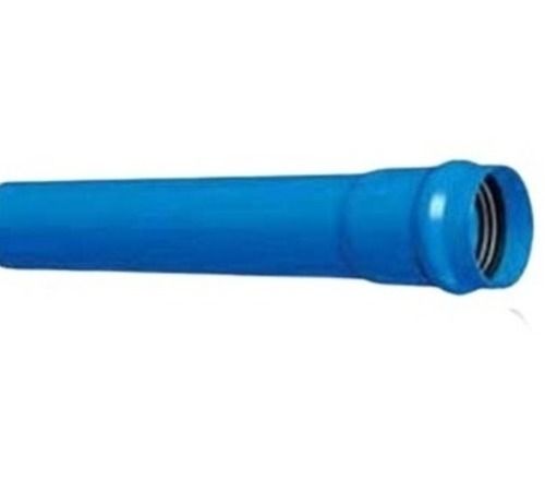 Blue 6 Meter And 5 Mm Thick Round Upvc Plastic Rigid Pipes For Construction