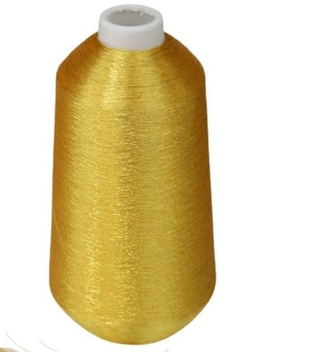 Washable 8 G/M3 Density Long Lasting And Light Weight Plain Metallic Yarn For Embroidering