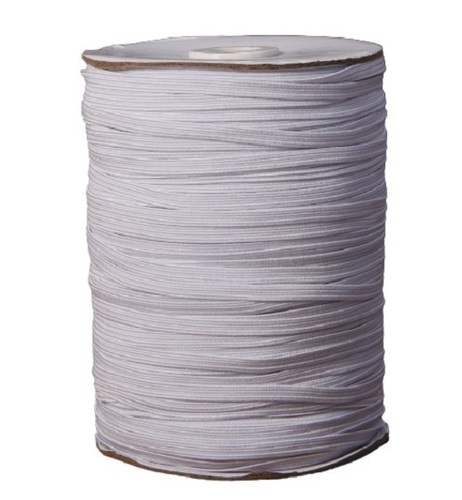 100 Meter Long Stretchable Plain Polyester 2 Ply Bobbin Elastics Thread