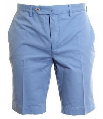 Button Closure Plain Mid Length Cotton Shorts For Men Age Group: Adult