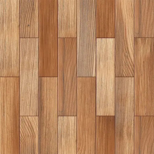 Brown Non Slip And Durable Square Polished Finished Wooden Floor Tile With 5 Mm Thickness