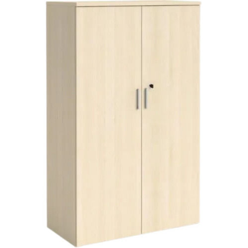 Plain Beech Finished Double Door Wooden Cupboard For Indoor Furniture