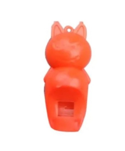 Manually Operated Light Weighted Crack Resistant Solid Plastic Teddy Whistles For Kids