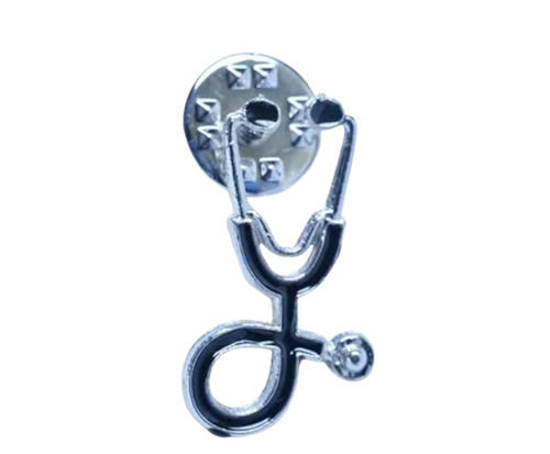 Stethoscope Brooch Pin Doctor Nurse Collar Lapel Button Badge