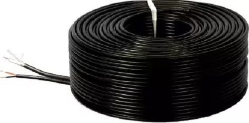 Black 100 Meter 220 Volt 0.5 Sqmm 50 Hz Pvc And Copper Cctv Wire 