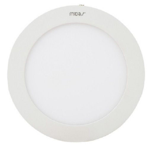 White 15 Watt Electrical Plastic Round Led Panel Light For Home And Office