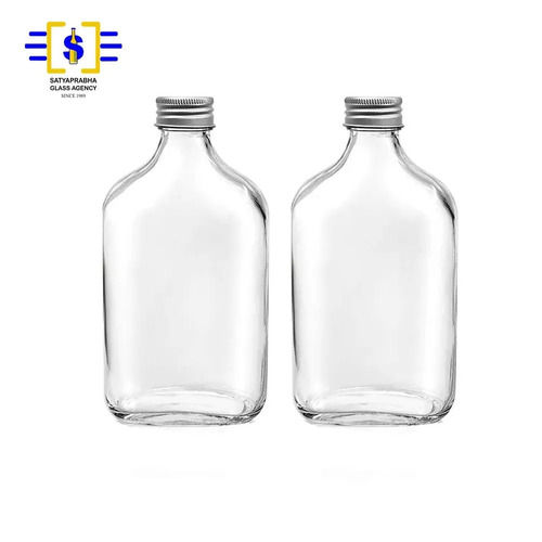 200 Ml Storage Capacity Lightweight Rectangular Transparent Glass Empty Bottle Accuracy: 99  %