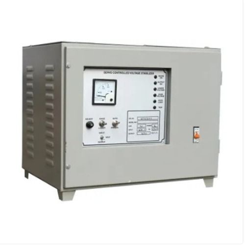 240 Voltage 50 Hertz Three Phase Electrical Controlled Voltage Stabilizers Current: Ac Watt (W)