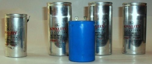 Blue 50-60 Hz Electronic Capacitors For Domestic And Industrial Use