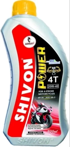 700 - 950 (Kg/M3) Odour Smell Advance Technology Engine Oil For Bike - Aliphatic Hydrocarbons, 900ml Bottle | Semi-Synthetic, Corrosion Resistance, Low Emission, All-Weather Performance