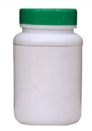 White 9 X 5 Cm 30 Ml Durable Screw Up Round Matte Plastic Capsule Bottle