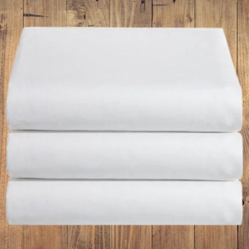Light Weight Quick Dry Washable Plain Style Single Cotton Hospital Bed Linen