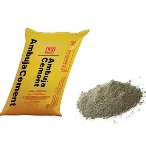 Natural Sand Moderate Heat Fine Sand Stable Volume Ambuja Cement Bending Strength: Strong Binding Long Lasting