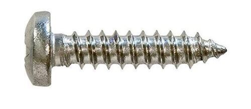 Silver 10 X 10 X 2 Cm Round Polished And Durable Stainless Steel Self Tapping Screw 