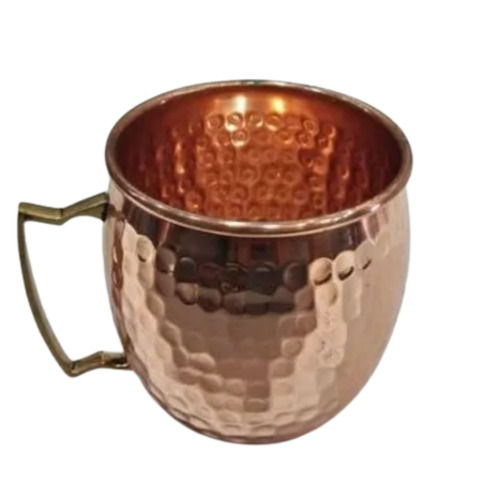 Reddish Brown 100 Gram Portable Small Round Strong Copper Mule Mug