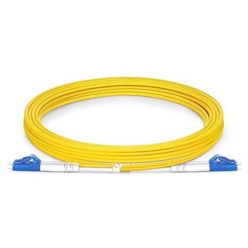 Yellow And Blue 20 Mm Double Core Pvc Heat Proof Optical Fiber Patch Cord With 2 Pair 