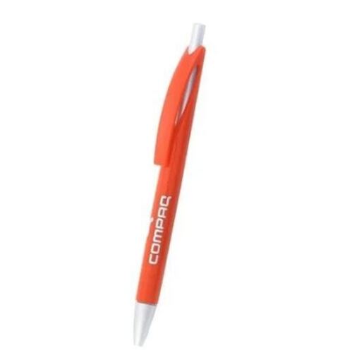 Orange 6 Inches, Leak Proof And Waterproof Ink Smooth Writing Plastic Ball Pen