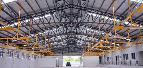 Hot Rolled Industrial Iron Shed For Factory And Warehouse