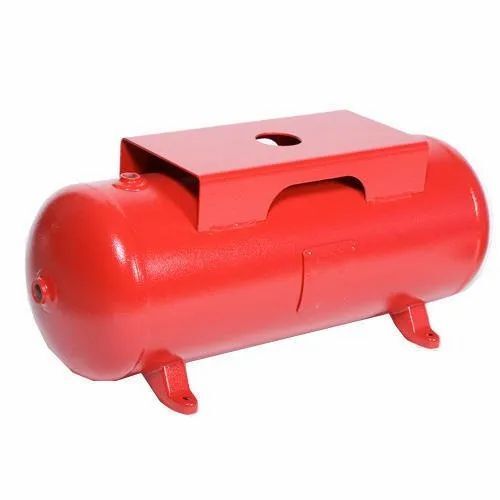 Green Mild Steel Compressor Air Receiver Tank With Storage Capacity 200 - 250 Litre