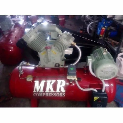 MKR 3HP Air Compressor With Air Tank Capacity 220 Litre