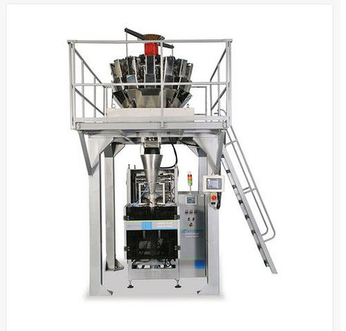 Yellow Potato Chips Packing Machine With Production Speed 70-90 Pouches Per Min