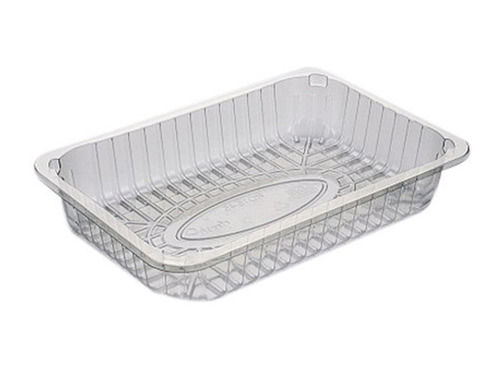 Rigid Hardness Pvc Plastic Rectangular Lightweight Disposable Egg Trays