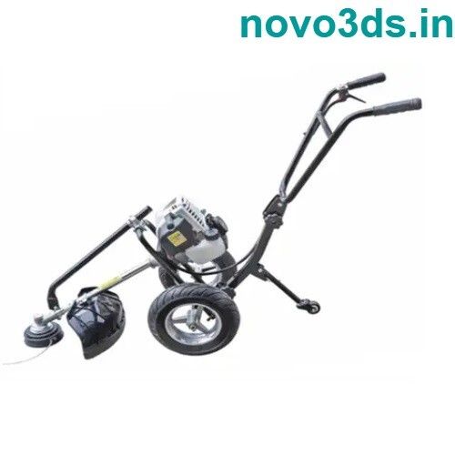 Wheeled 52 Cc 2 Stroke Brush Cutter With Tiller