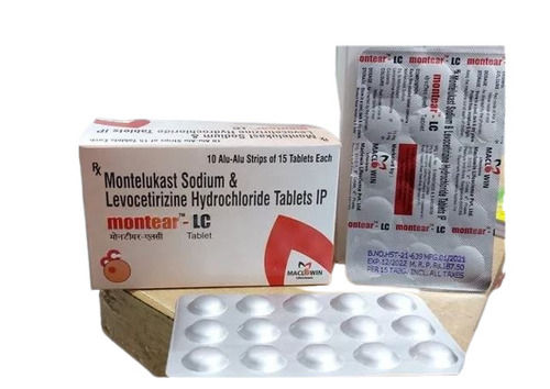 10 X 10 Strip Levocetirizine Dihydrochloride And Montelukast Tablet