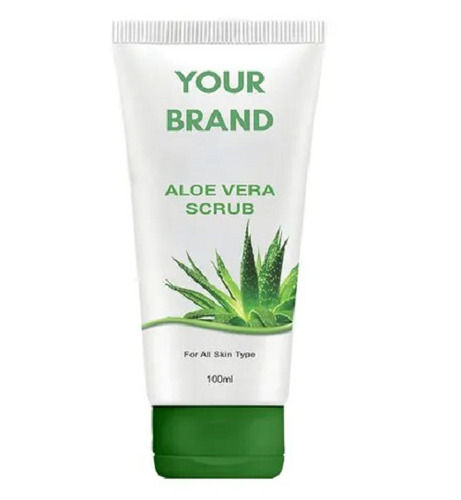 100 Ml Herbal Aloe Vera Facial Scrub For Face