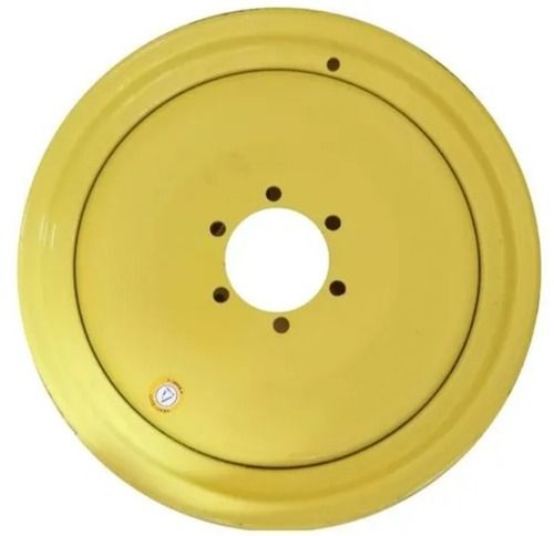 Yellow 2.1 X 1.2 Foot Galvanized Paint Coated Mild Steel Tractor Wheel Rim