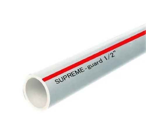 3.1 Mm Thick And 2.1 Inches Round Seamless Unplasticized Polyvinyl Chloride Pipe