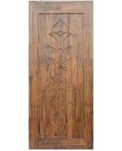 7 Feet Height Rectangular Smooth Surface Finish Designer Solid Wooden Door Application: Office