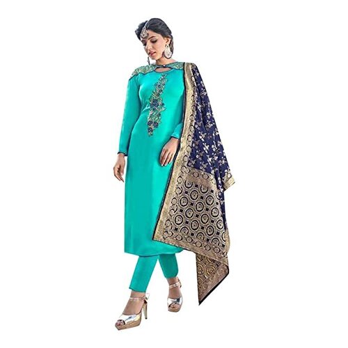 Casual Wear Ladies Full Sleeve Designer Salwar Suit Set With Dupatta
