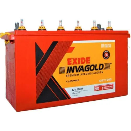 Exide Inva Gold Igst1500 Inverter Battery With 36 Months Warranty