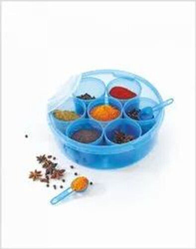 Lightweight Round Shape Rigid Hardness Plain Plastic Spices Box Capacity: 800 Kg Kg/Hr