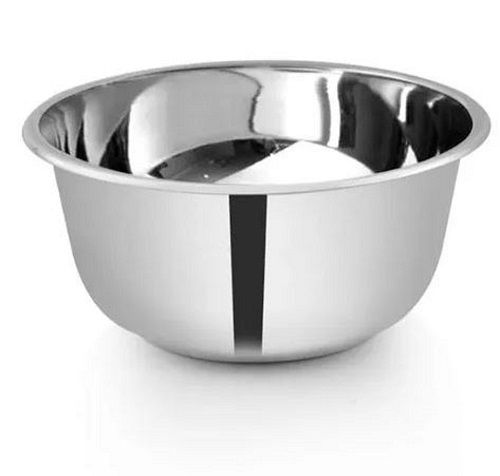 Polished Stainless Steel Deep Serving Bowl For Kitchen