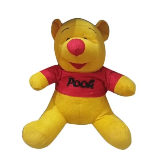 लाल और पीला 60 सेमी आलीशान कपास भरवां टेडी बियर