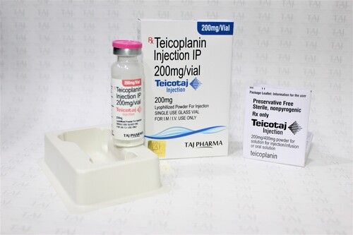 Geocells Teicoplanin Antibiotic Injection Ip 200 Mg