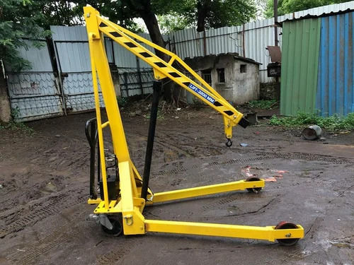 Vlfc1016 Mild Steel Yellow Hydraulic Floor Crane