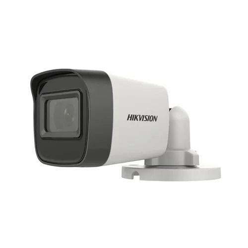 White And Black 5 Mp Hikvision Outdoor Bullet Cctv Camera