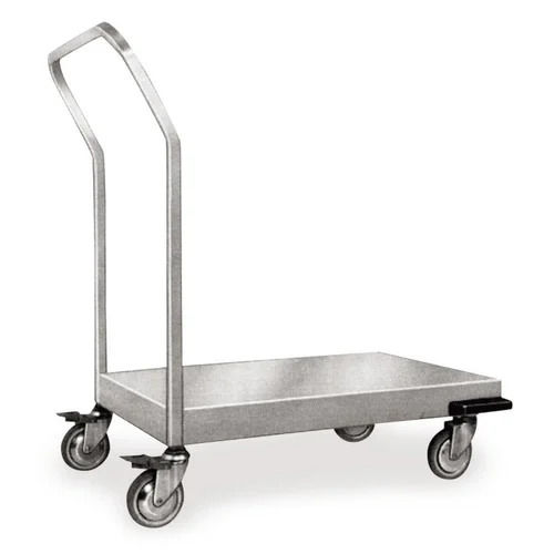 Four Wheels Stainless Steel Platform Trolley