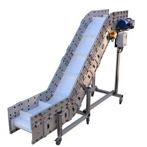 Highly Durable Semi Automatic Cleated Belt Conveyor