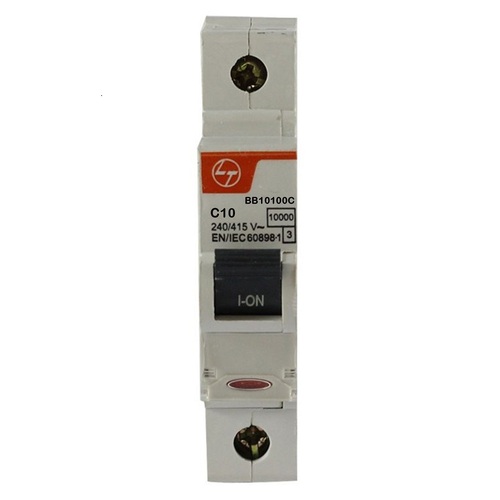 Larsen And Turbo C10 Single Pole 20A Miniature Circuit Breaker (MCB)