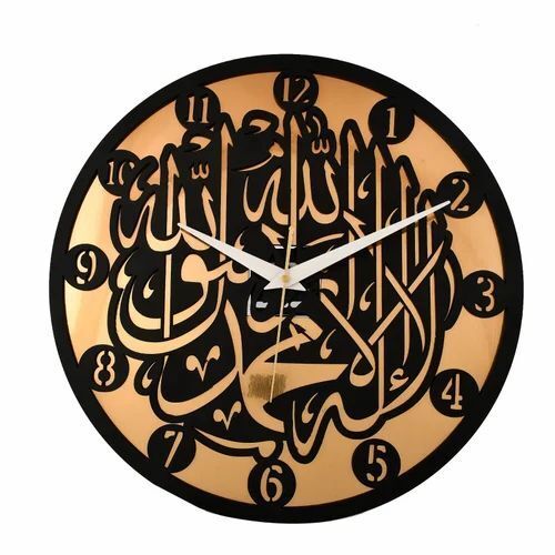 Jade Lightweight Wooden Round Shape Analog Wall Clocks For Home