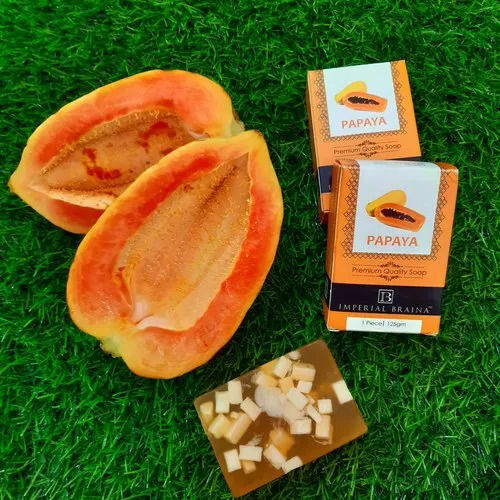 Papaya Extract Herbal Soap For Skin And Body Use