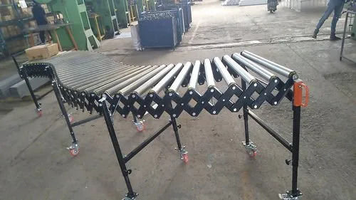 Semi Automatic Mild Steel Flexible Conveyor