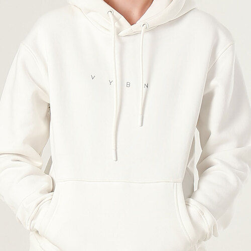 Breathable Vybn Women Hoodies - Hiphop In Color Off White